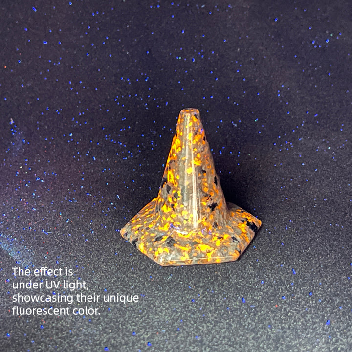 Natural Crystal Yooperlite Traffic Cone