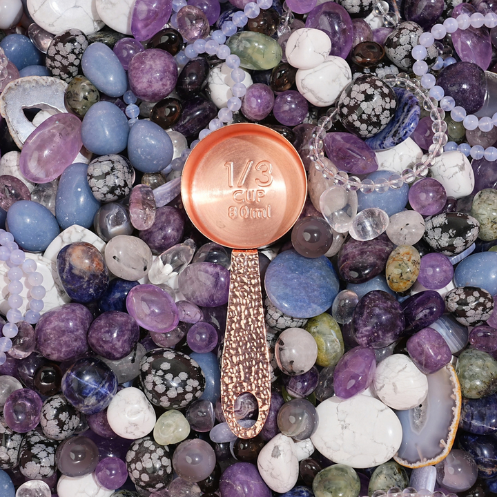 KIKI Crystal Blue & Purple Bedtime Relaxation Scoop