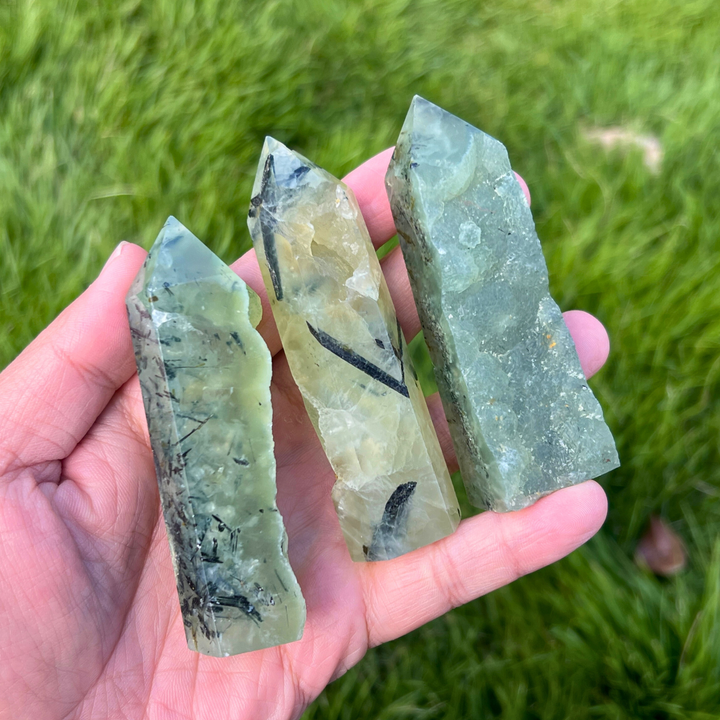 Natural Prehnite Point