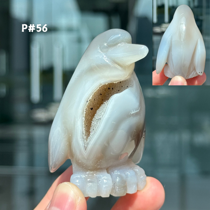Unique, Agate Geode Penguin