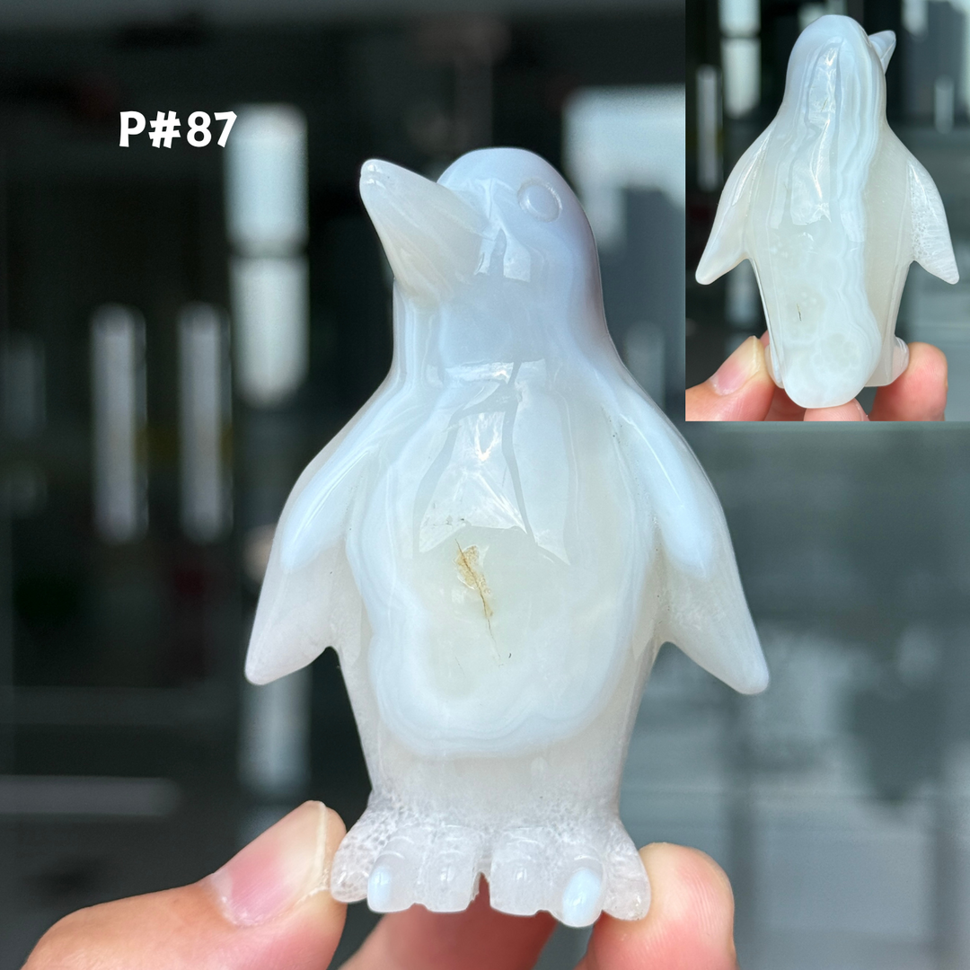 Unique, Agate Geode Penguin