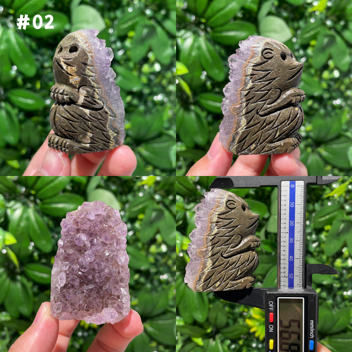 Crystal Quartz cluster carving