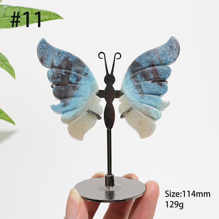 Unique,Natural Trolleite Butterfly Wings Display