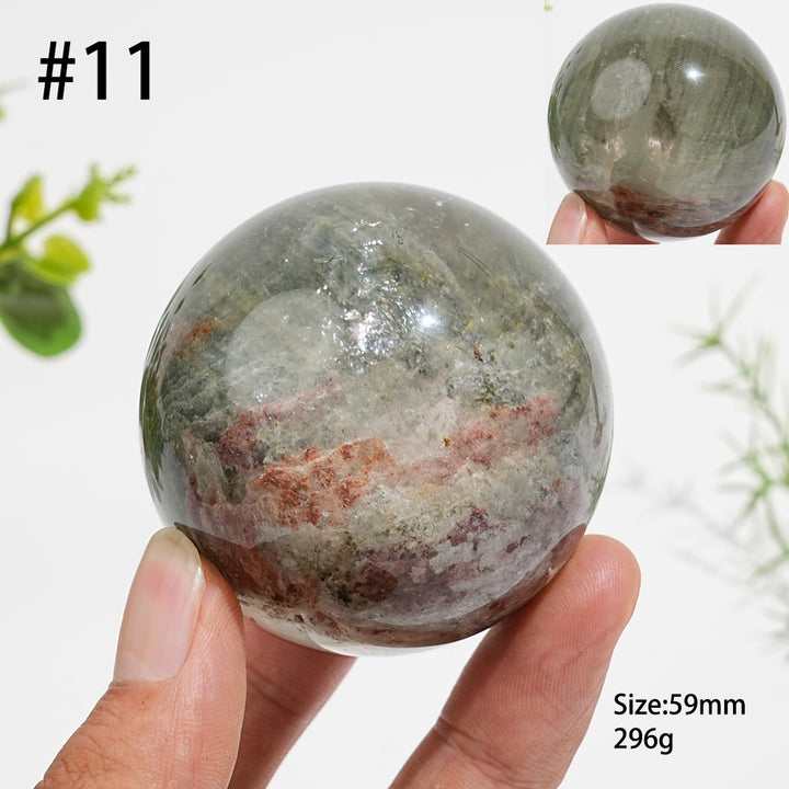 Unique,Natural Crystal Garden Quartz Sphere