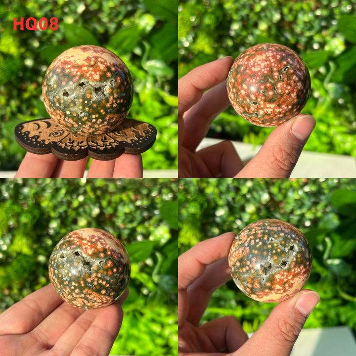 5th Vein Ocean Jasper Sphere