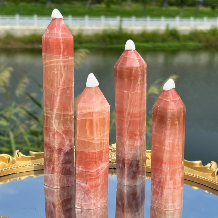 Unique,Red Calcite Point