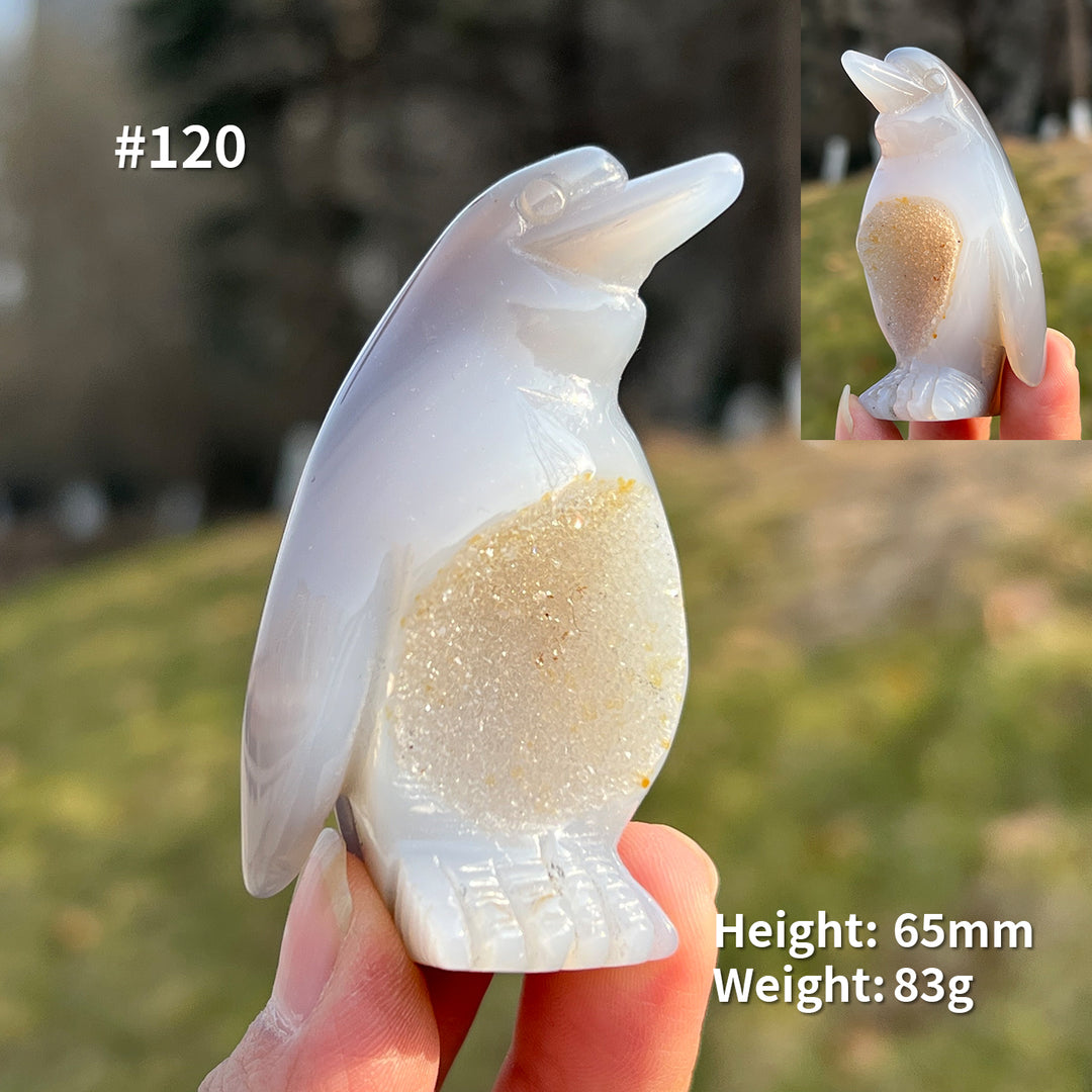 Unique, Agate Geode Penguin