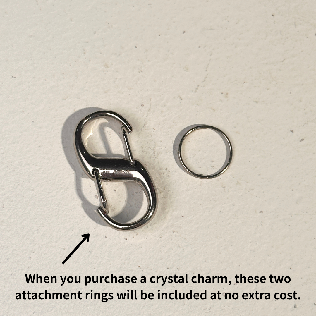 Natural Crystal Charm Dog Collar – Soft & Adjustable