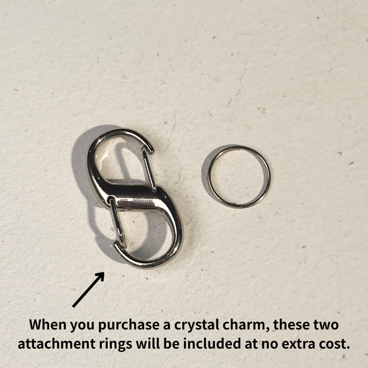 Natural Crystal Charm Dog Collar – Soft & Adjustable