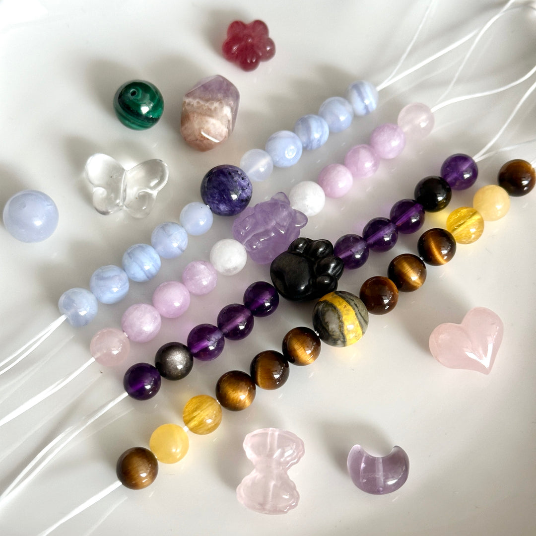Kiki Crystal DIY Beads Mystery Capsules – Collect, Match & Create Your Own Bracelet！✨