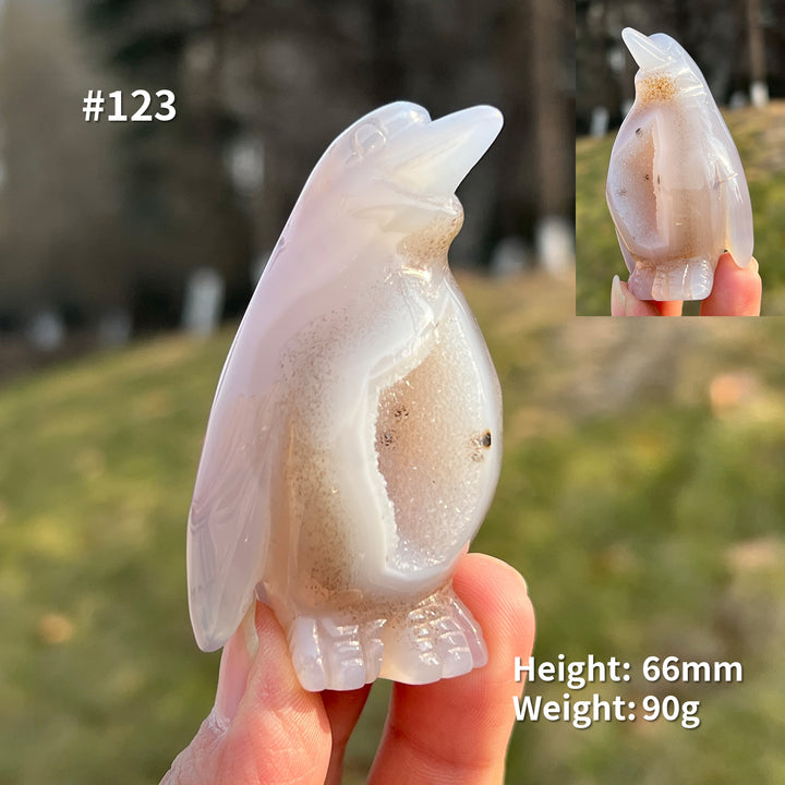 Unique, Agate Geode Penguin