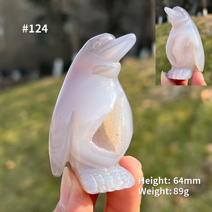 Unique, Agate Geode Penguin