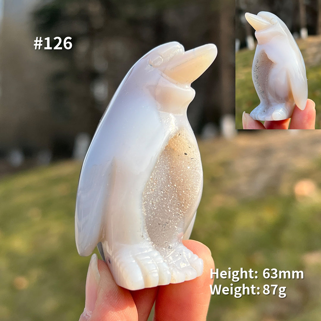 Unique, Agate Geode Penguin