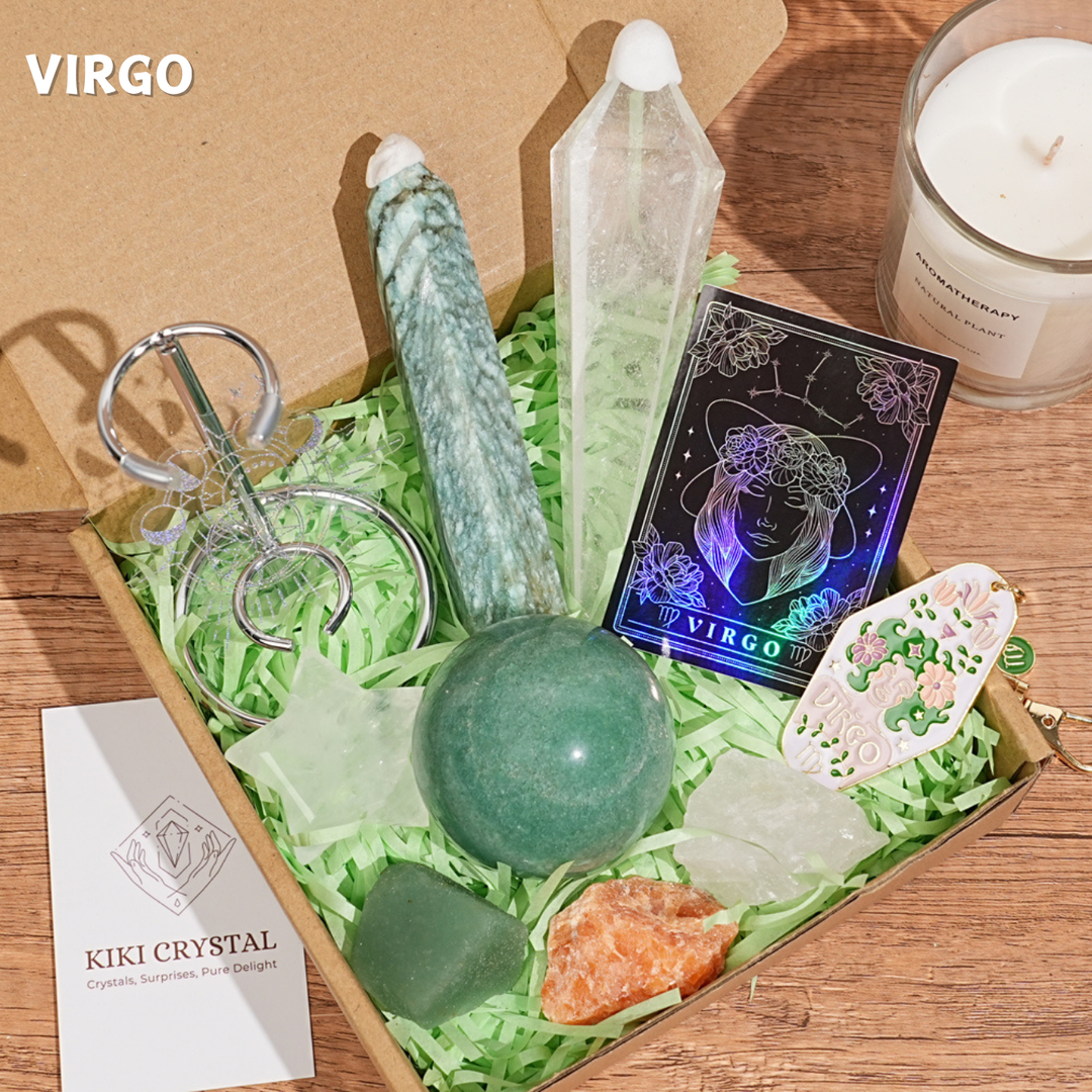 Exclusive Natural 12 Zodiac Crystal Healing Set