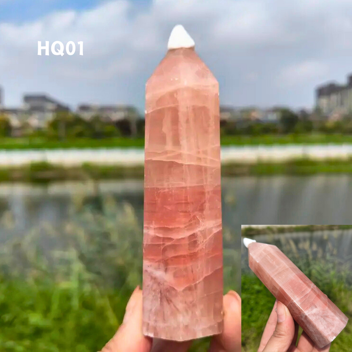 Unique,Red Calcite Point