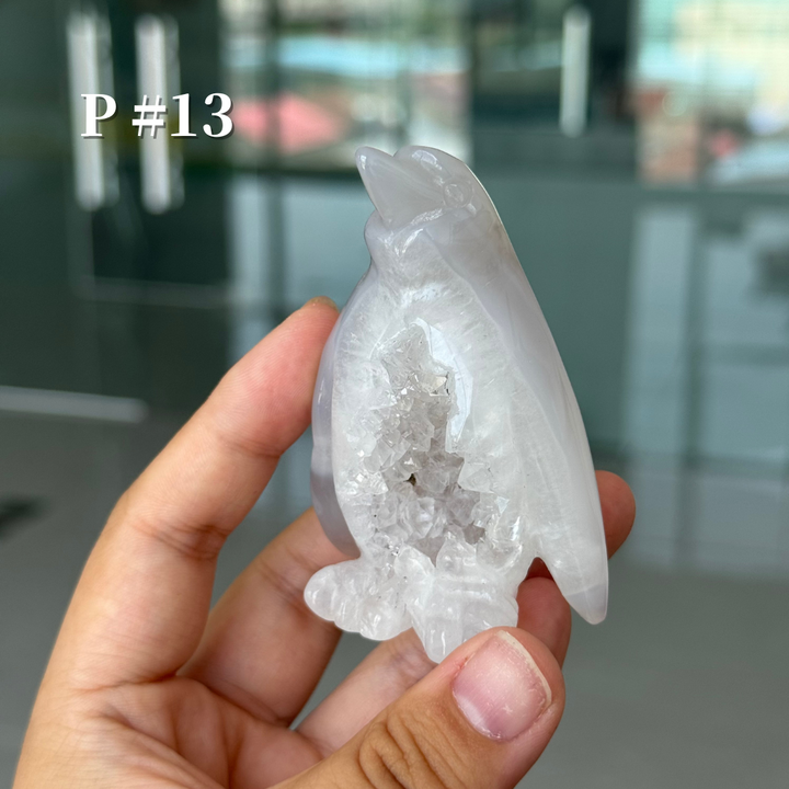 Unique, Agate Geode Penguin