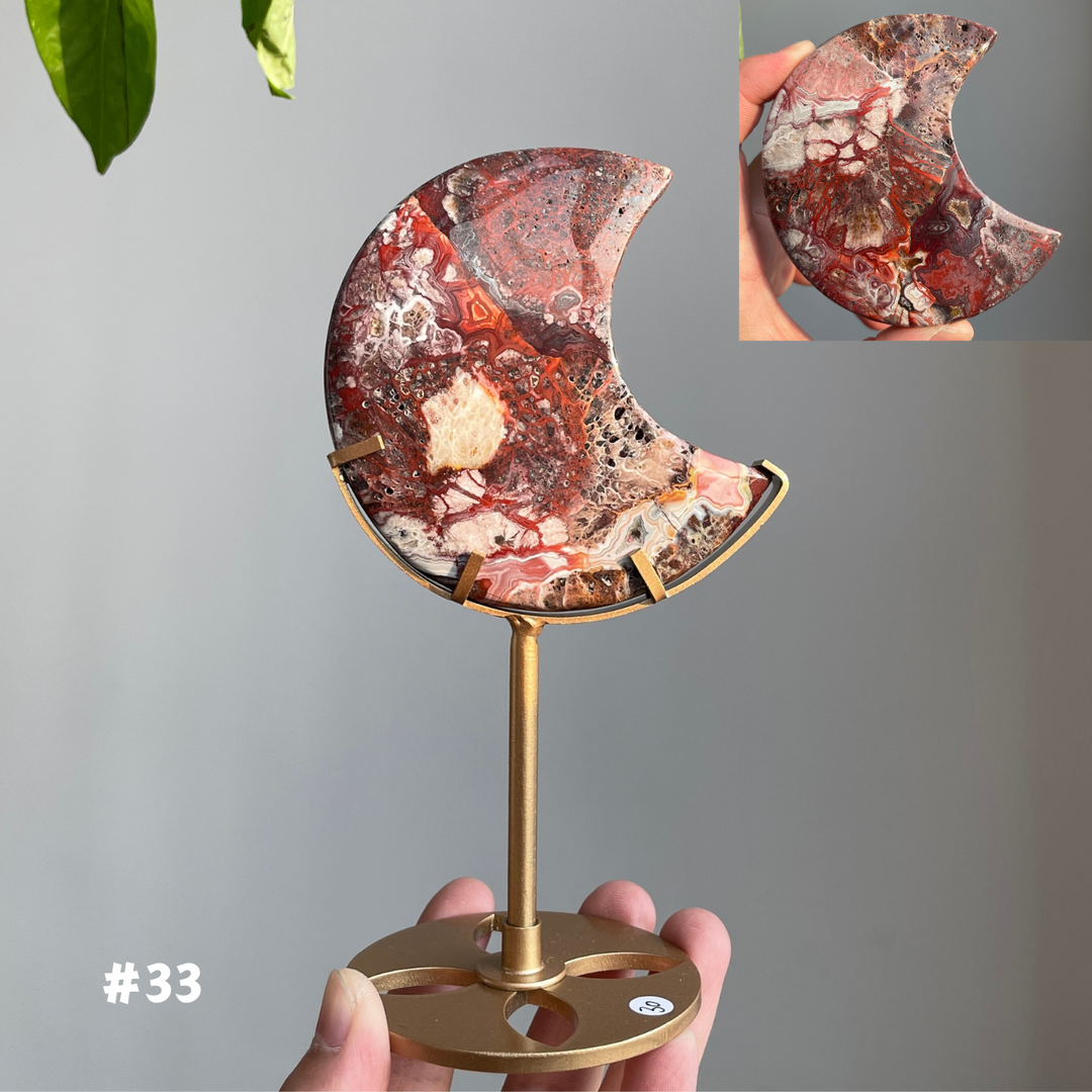 Unique, Mexican Agate Moon