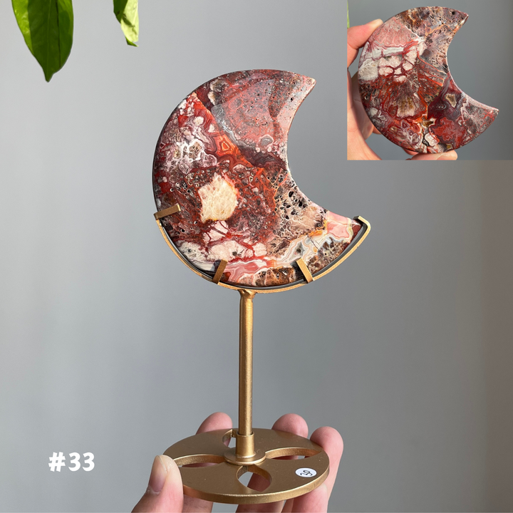Unique, Mexican Agate Moon