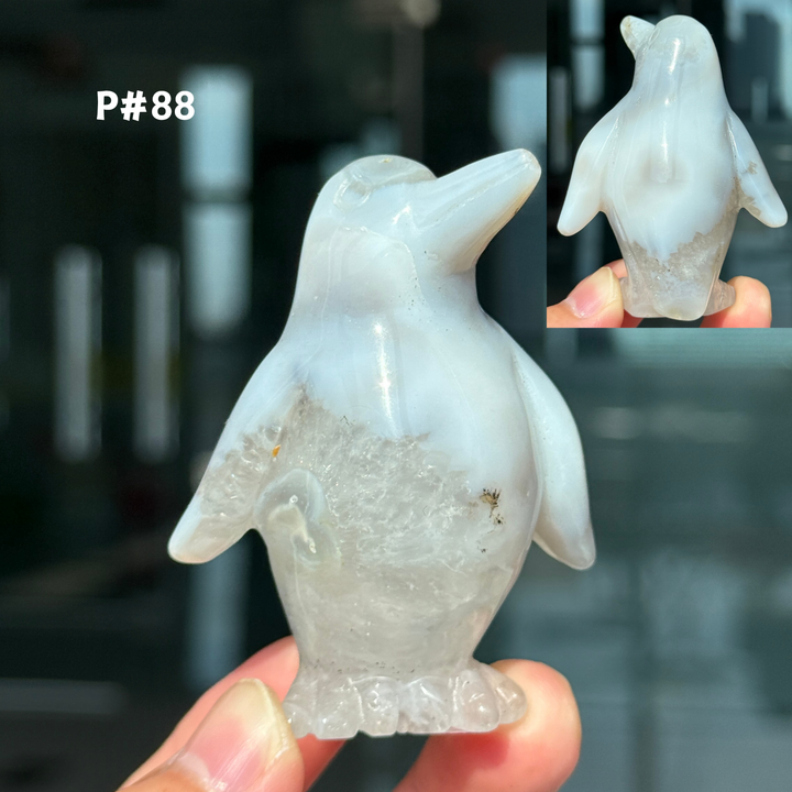 Unique, Agate Geode Penguin
