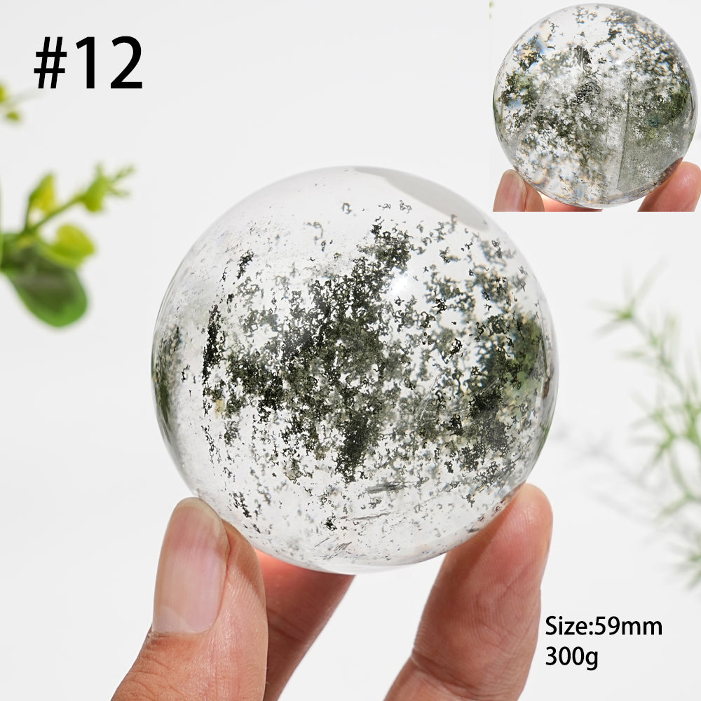 Unique,Natural Crystal Garden Quartz Sphere