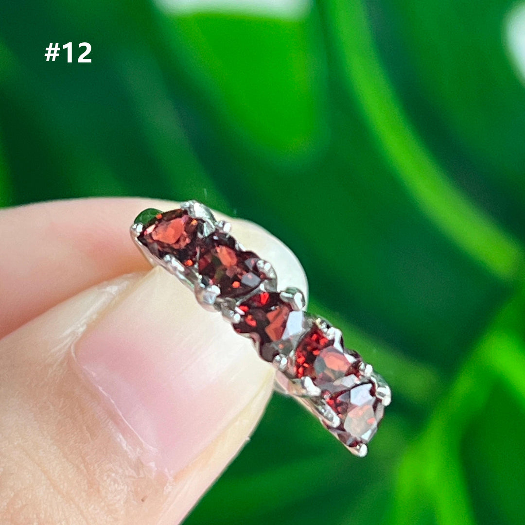 Garnet Ring,S925
