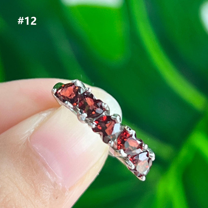 Garnet Ring,S925