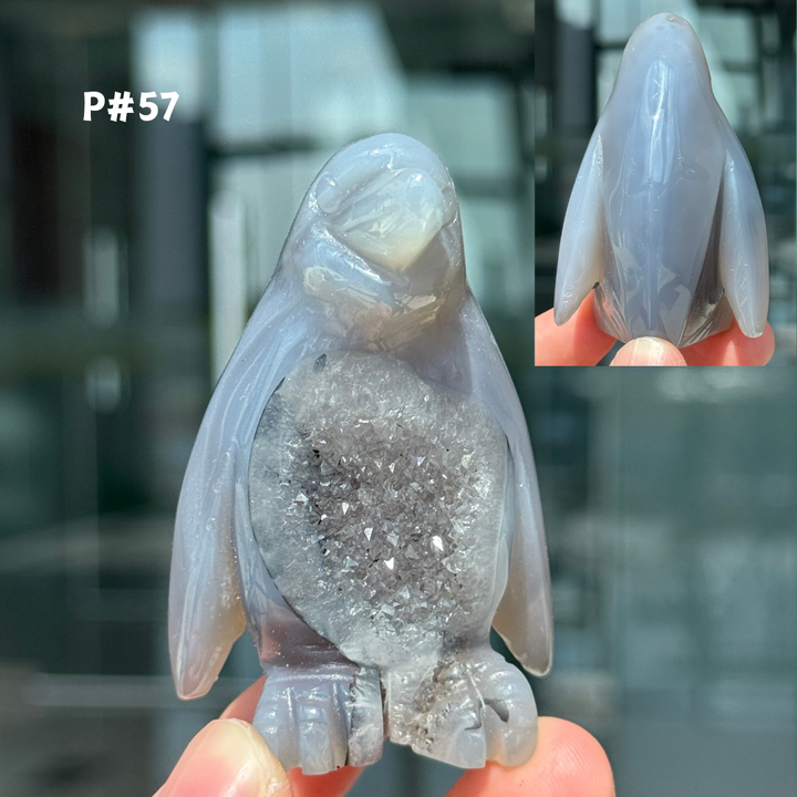 Unique, Agate Geode Penguin