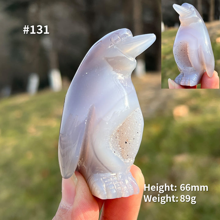 Unique, Agate Geode Penguin