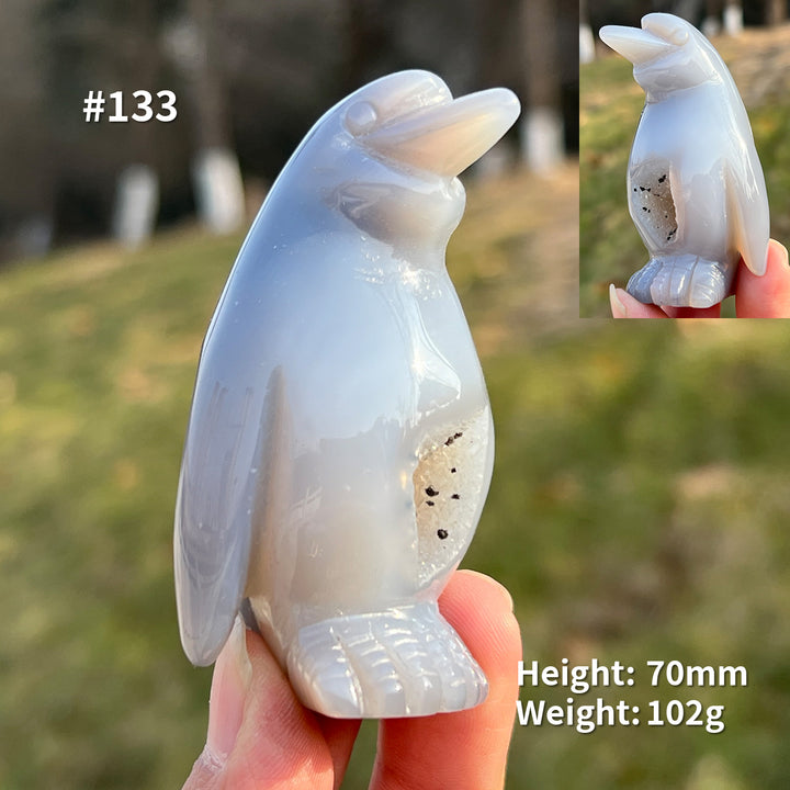Unique, Agate Geode Penguin