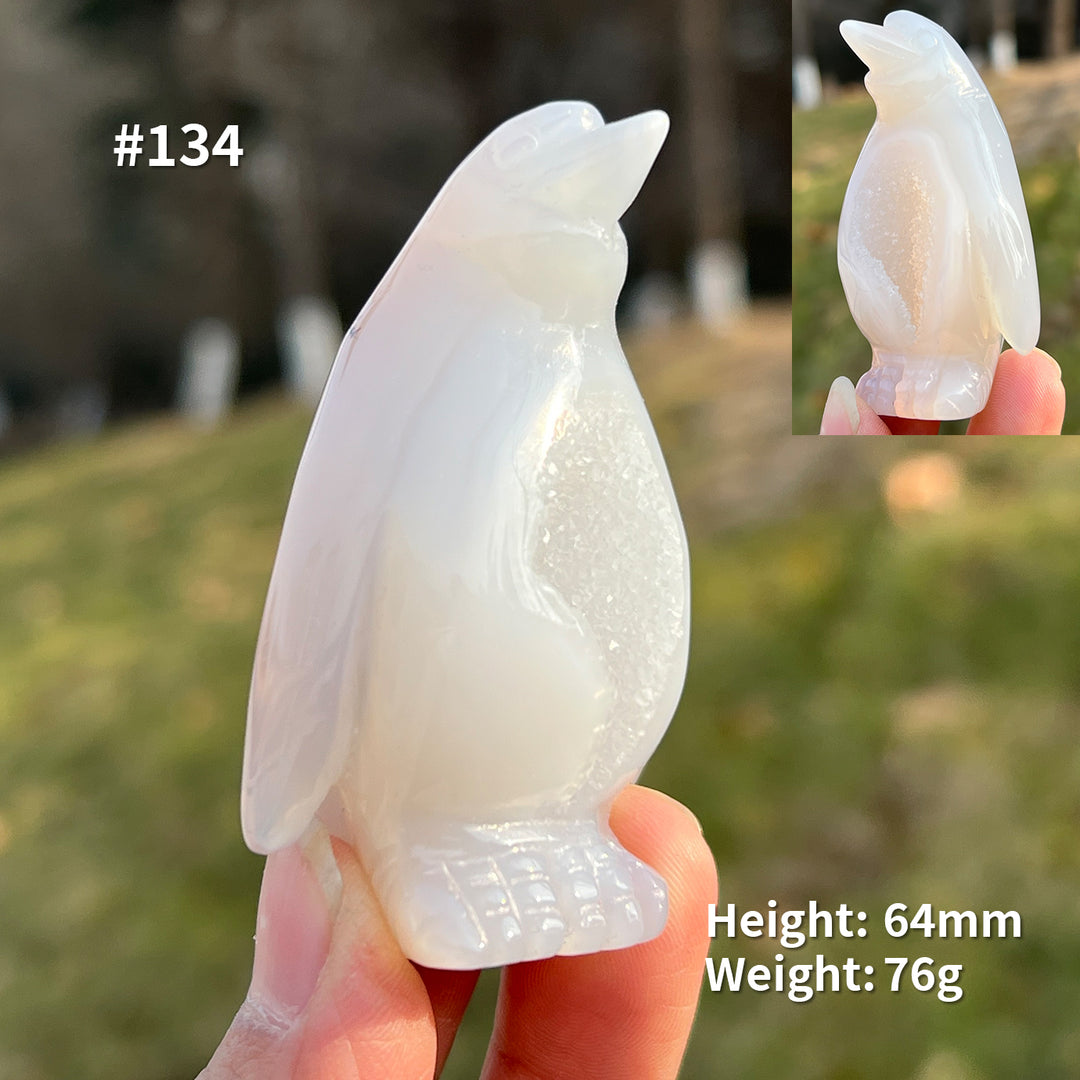 Unique, Agate Geode Penguin