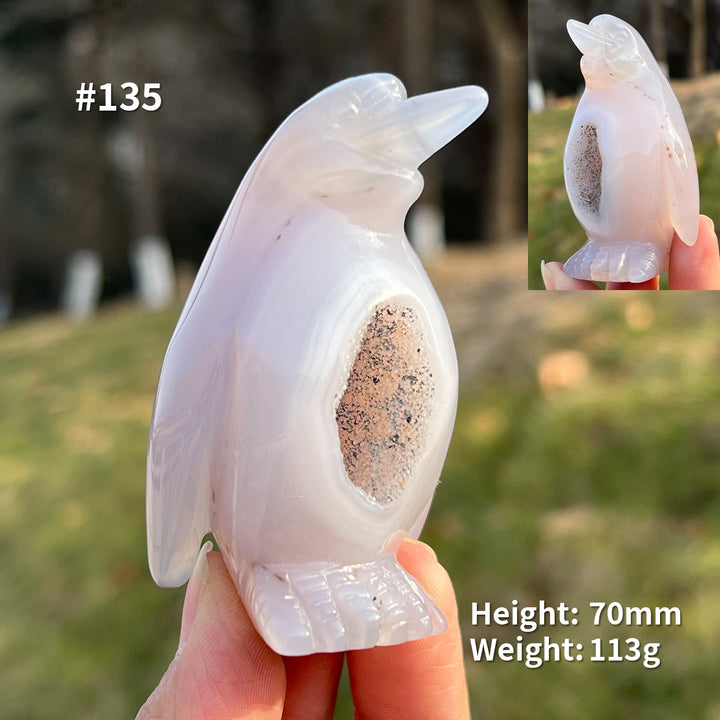 Unique, Agate Geode Penguin