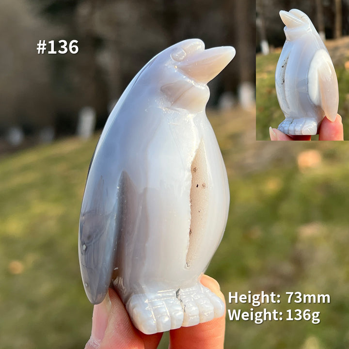 Unique, Agate Geode Penguin