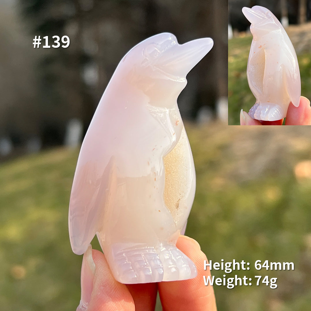 Unique, Agate Geode Penguin