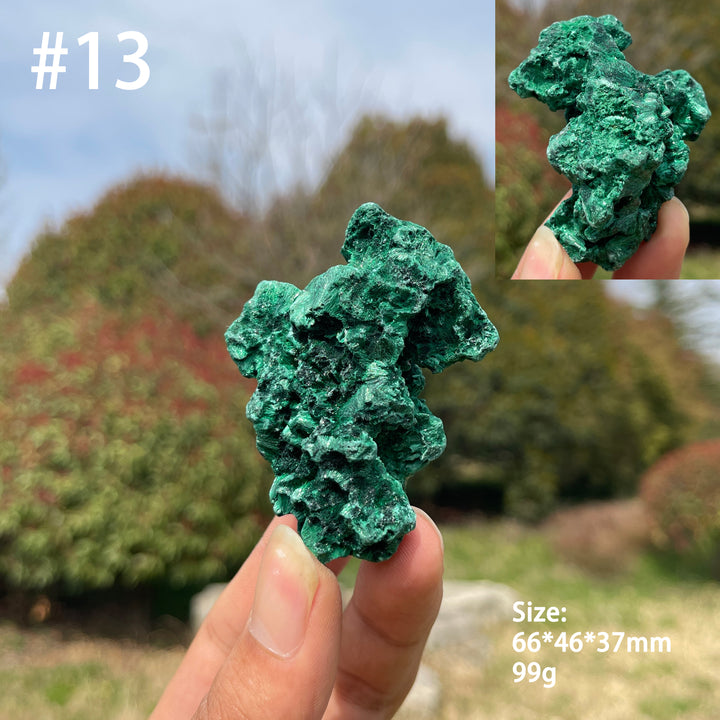 Unique,Natural Crystal Acicular Malachite Raw