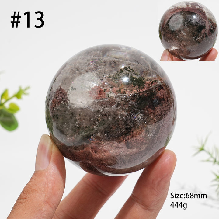 Unique,Natural Crystal Garden Quartz Sphere