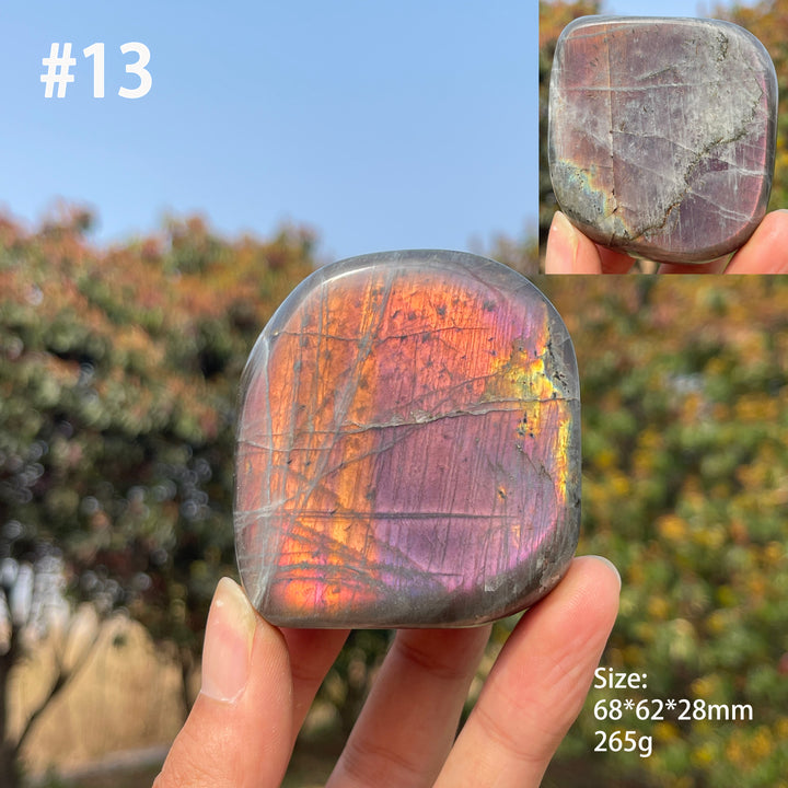 Unique,Natural Crystal Labradorite Ornament