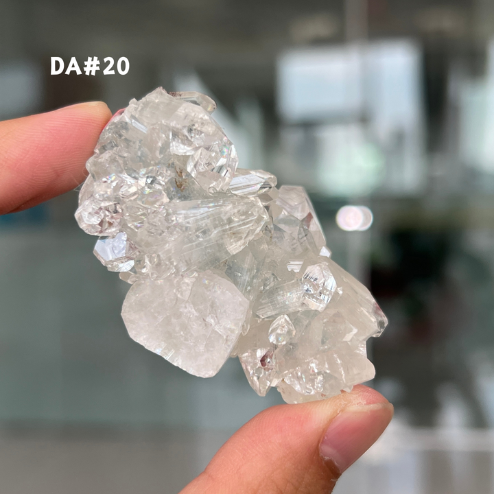 Unique, Diamond Apophyllite w/ Pink Zeolite Var.Stilbite