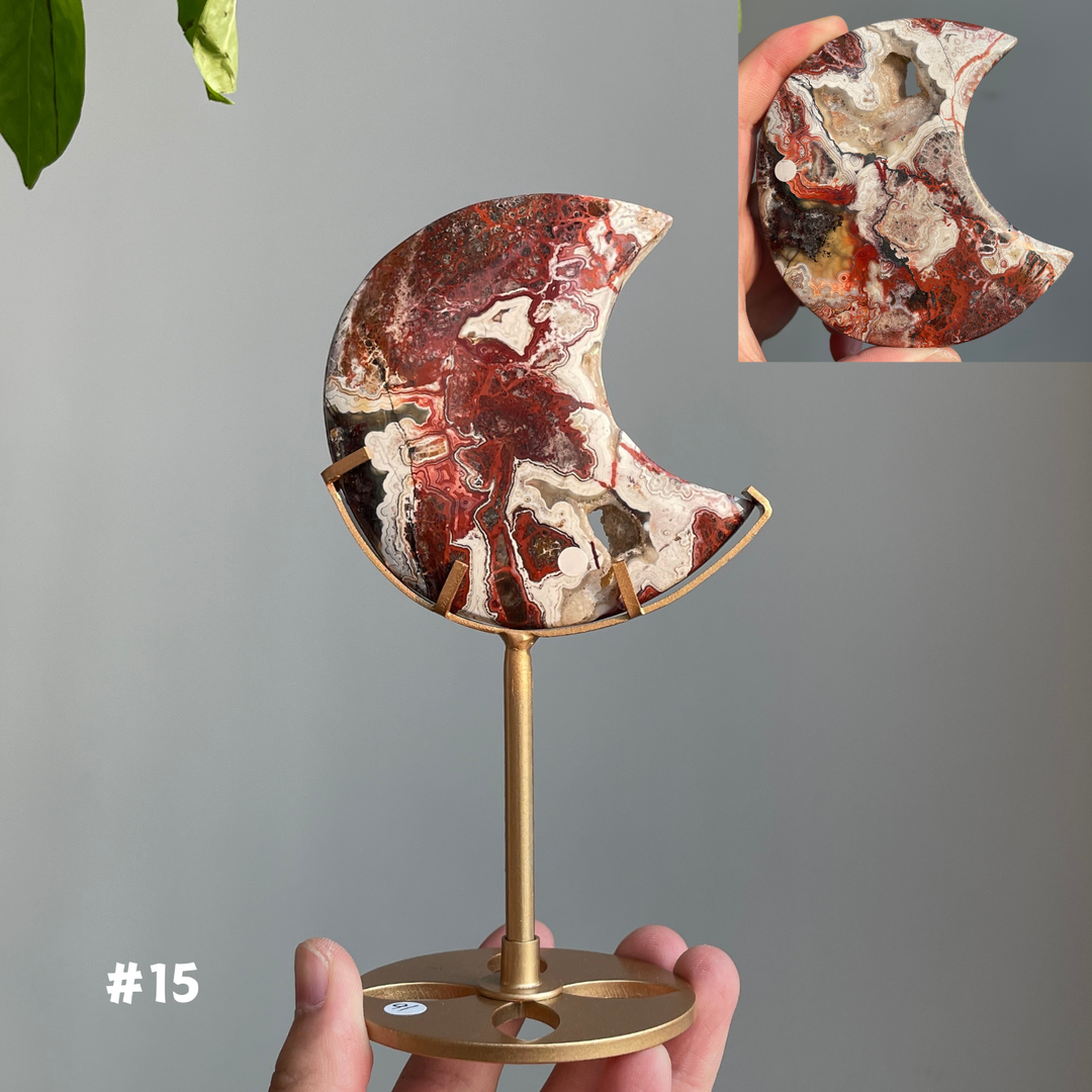 Unique, Mexican Agate Moon