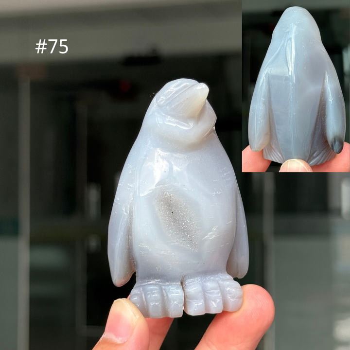 Unique, Agate Geode Penguin