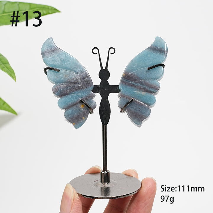 Unique,Natural Trolleite Butterfly Wings Display