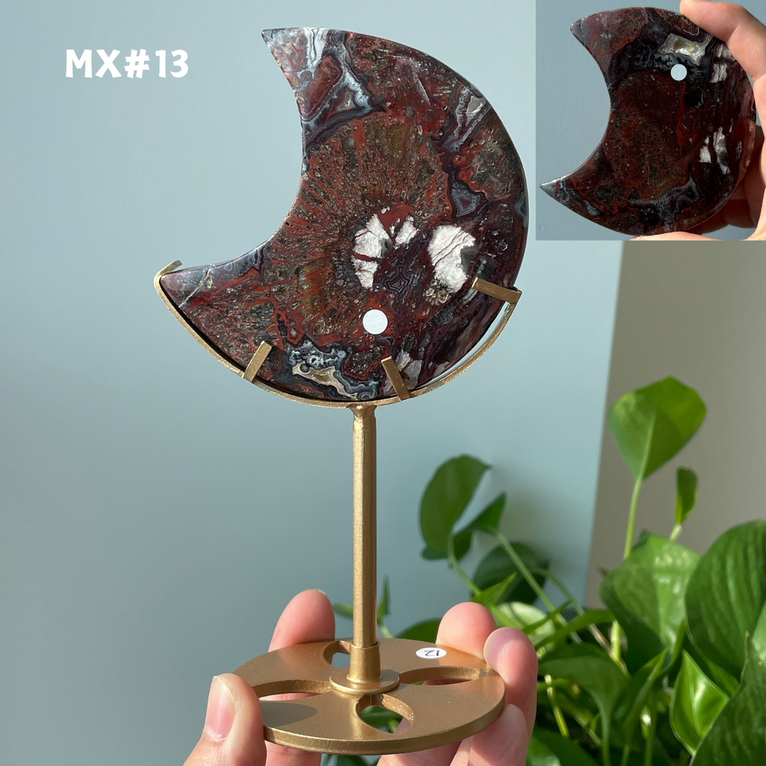 Unique, Mexican Agate Moon