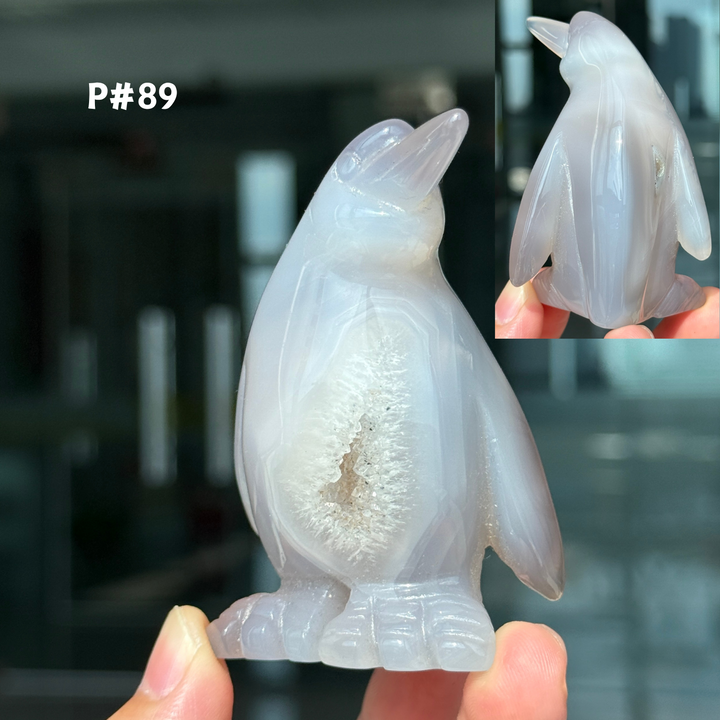 Unique, Agate Geode Penguin