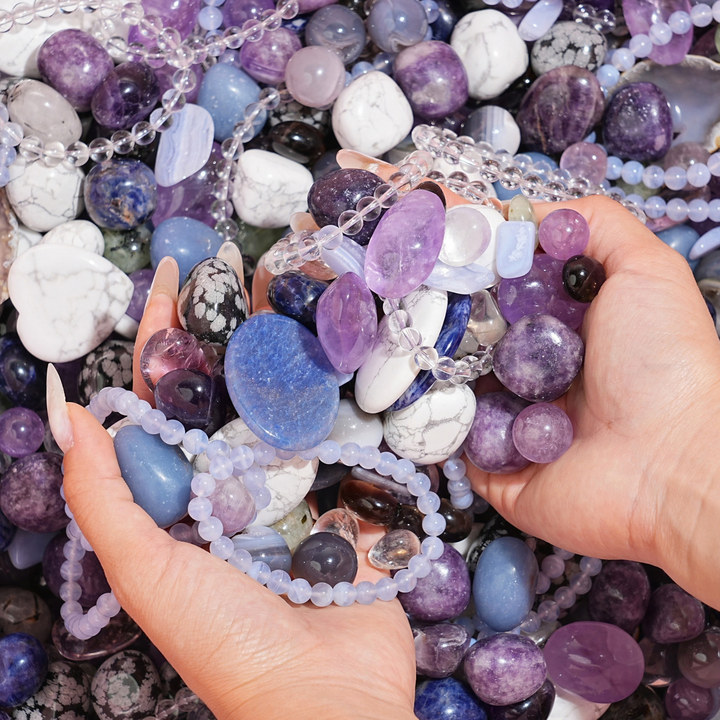KIKI Crystal Blue & Purple Bedtime Relaxation Scoop