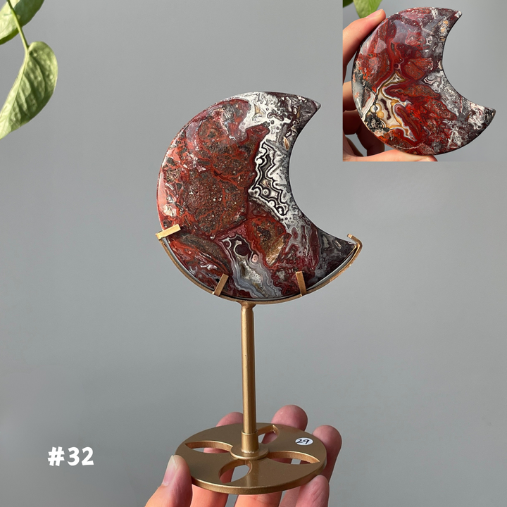 Unique, Mexican Agate Moon