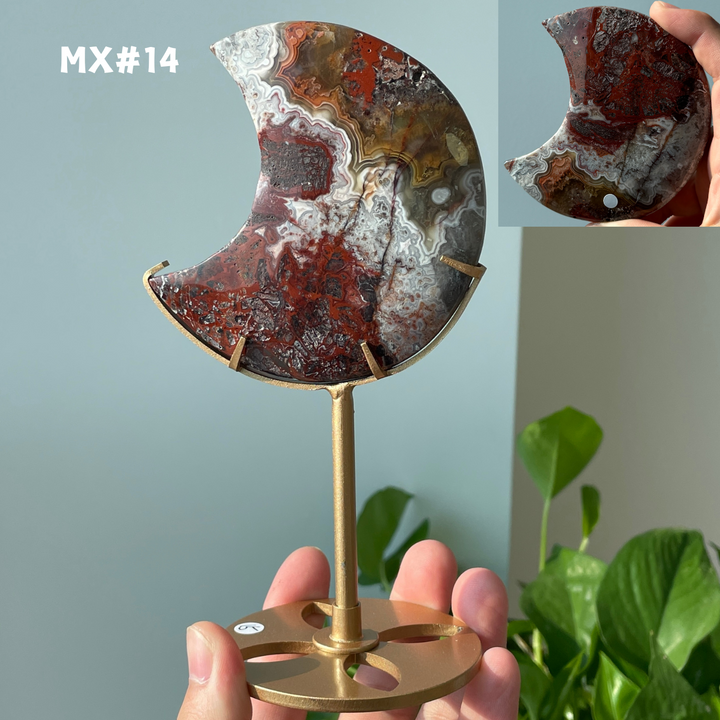 Unique, Mexican Agate Moon