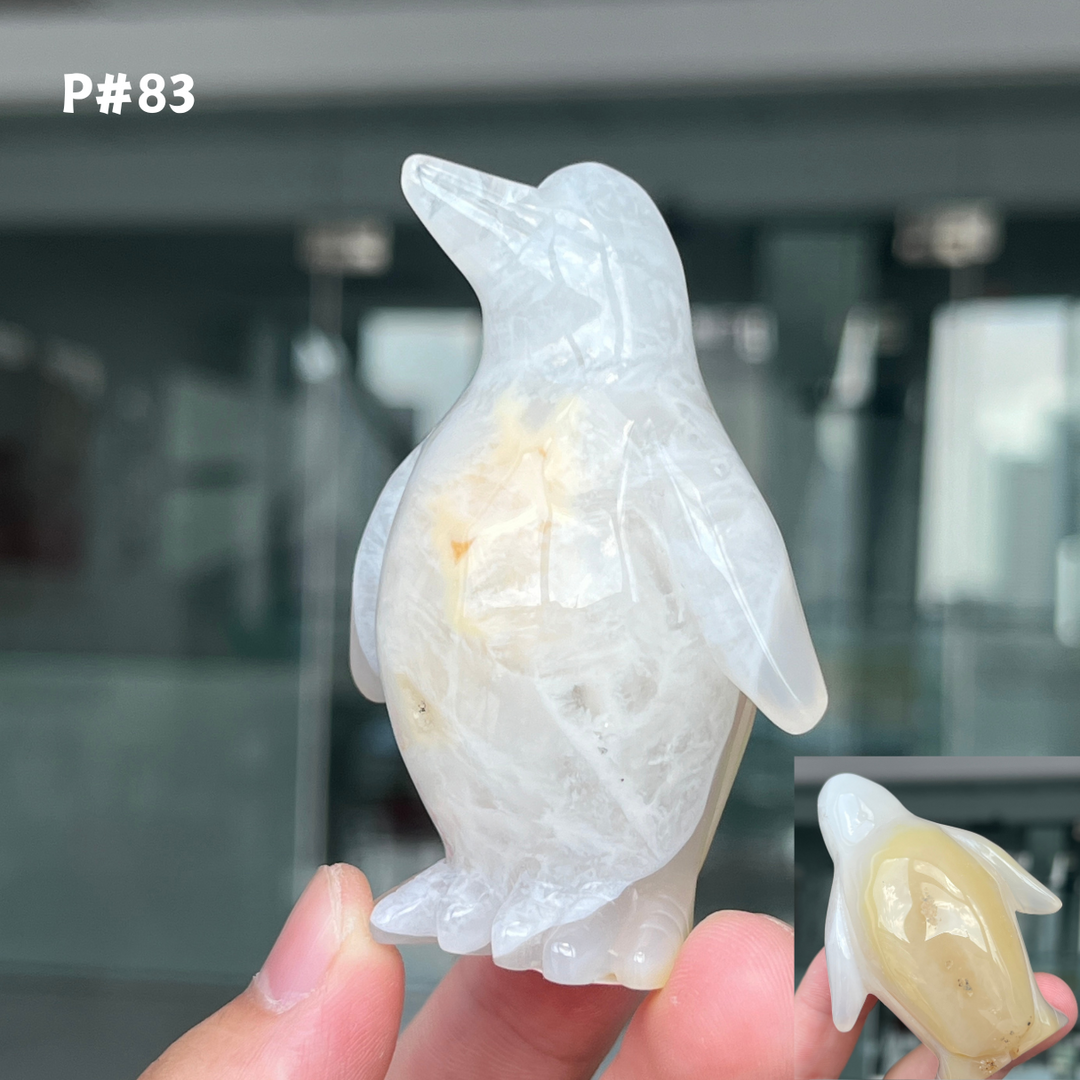 Unique, Agate Geode Penguin