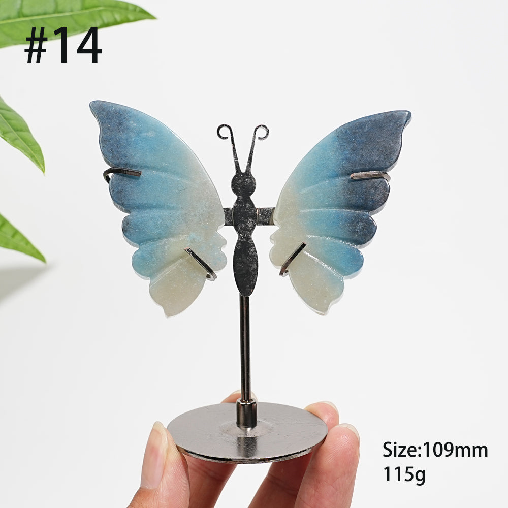 Unique,Natural Trolleite Butterfly Wings Display