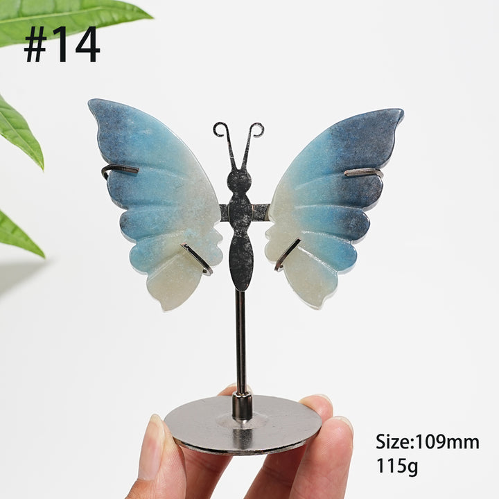 Unique,Natural Trolleite Butterfly Wings Display