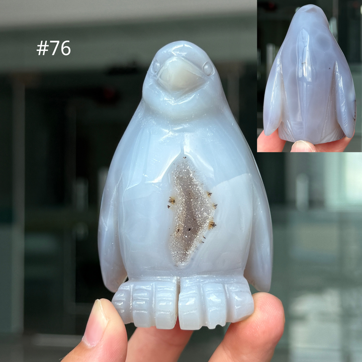Unique, Agate Geode Penguin