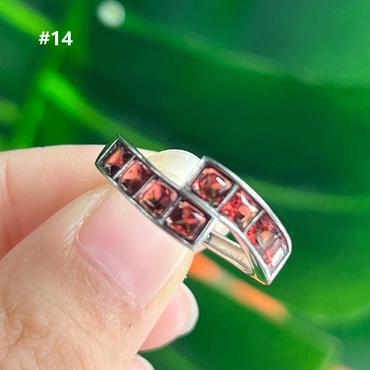 Garnet Ring,S925
